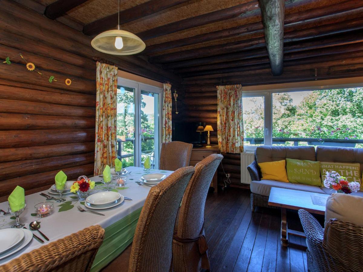 Open Wooden Chalet Built Against A Hill Francorchamps Exterior photo