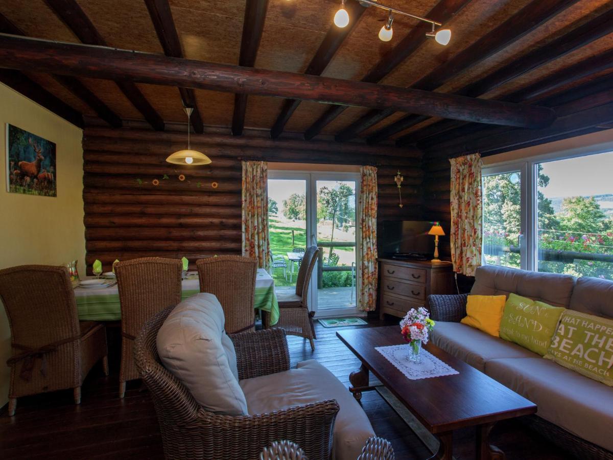 Open Wooden Chalet Built Against A Hill Francorchamps Exterior photo