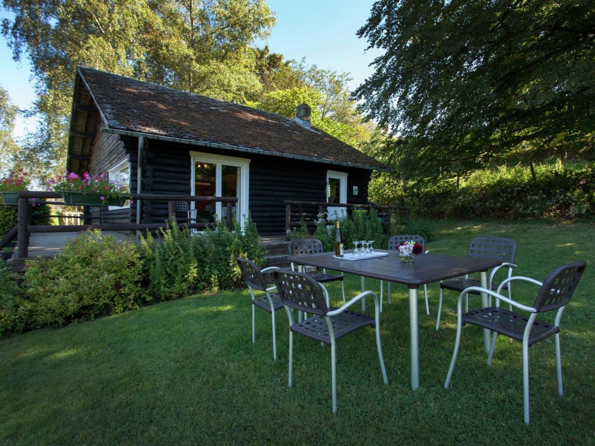 Open Wooden Chalet Built Against A Hill Francorchamps Exterior photo