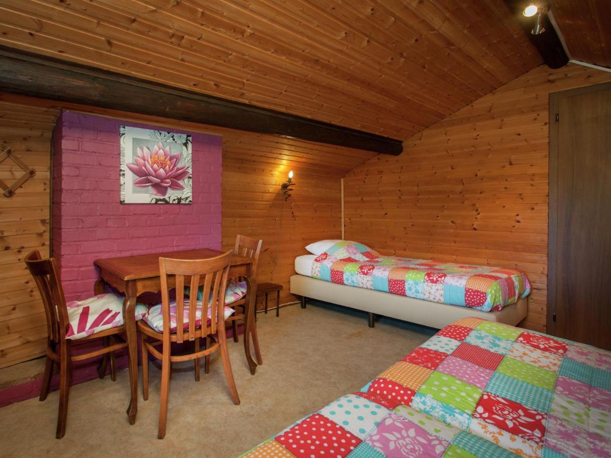 Open Wooden Chalet Built Against A Hill Francorchamps Exterior photo